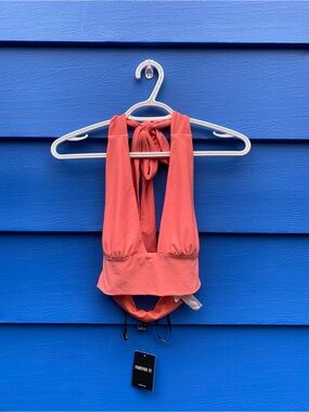 Forever 21 Coral Halter Top